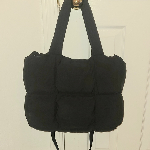 Puffer Tote Bag for Women, Quilted, With Adjustable Strap - Picture 1 of 5